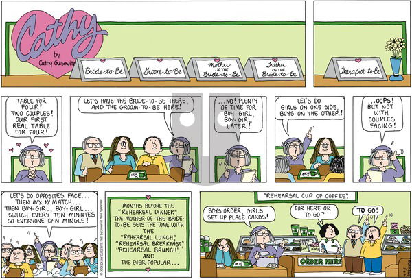 Cathy Classics on Sunday April 25, 2004 Comic Strip