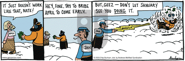 Overboard - Saturday January 18, 2025 Comic Strip
