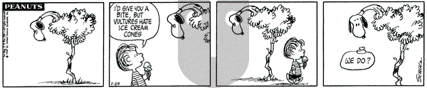 Peanuts on Tuesday July 29, 1969 Comic Strip