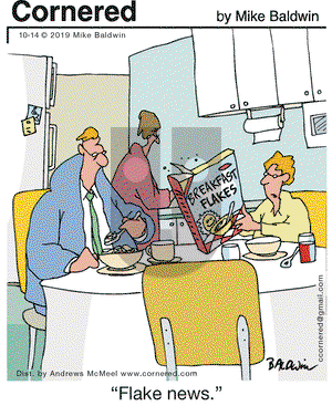 Cornered on Monday October 14, 2019 Comic Strip