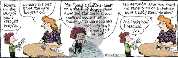 Cul de Sac on Friday November 13, 2009 Comic Strip