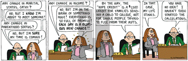 Cathy Classics on Tuesday April 13, 1999 Comic Strip