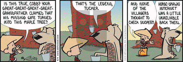 DeFlocked on Wednesday April 4, 2018 Comic Strip