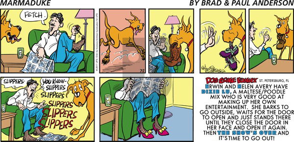 Marmaduke on Sunday July 2, 2017 Comic Strip