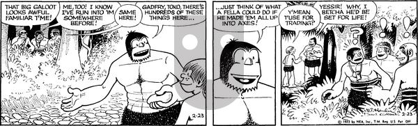 Alley Oop on Wednesday February 23, 1972 Comic Strip
