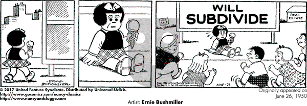 Nancy Classics on Monday June 26, 2017 Comic Strip