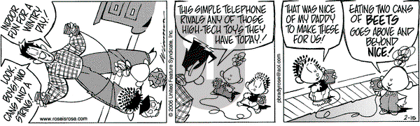 Rose is Rose on Wednesday February 15, 2006 Comic Strip