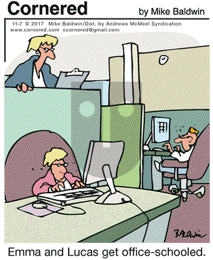 Cornered on Tuesday November 7, 2017 Comic Strip
