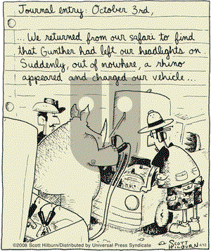 The Argyle Sweater on Saturday April 12, 2008 Comic Strip