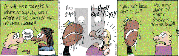The Knight Life on Friday July 31, 2015 Comic Strip