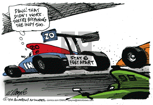 Henry Payne on Thursday March 26, 2020 Comic Strip