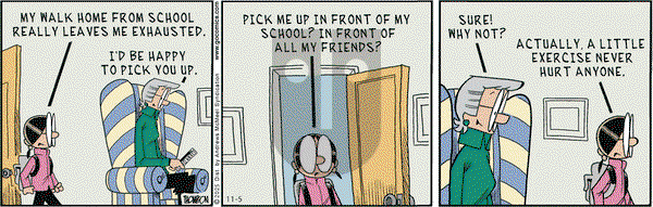 Grand Avenue on Wednesday November 5, 2025 Comic Strip