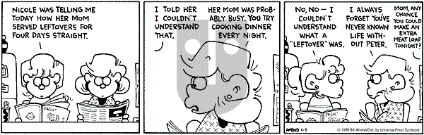 FoxTrot - Wednesday May 5, 1999 Comic Strip