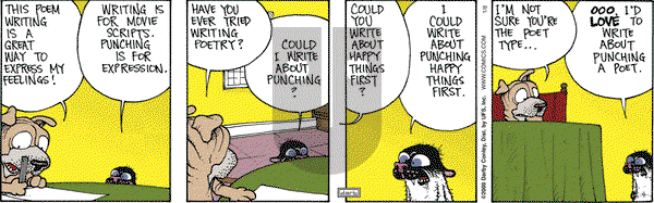 Get Fuzzy on Thursday January 8, 2009 Comic Strip