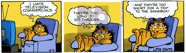 Garfield on Friday August 4, 1978 Comic Strip