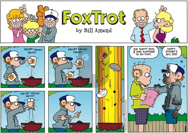 FoxTrot on Sunday June 15, 2003 Comic Strip