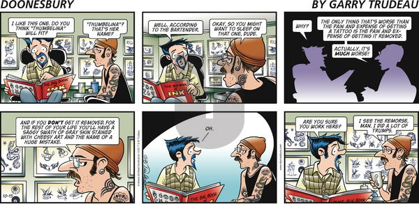 Doonesbury on Sunday October 15, 2017 Comic Strip