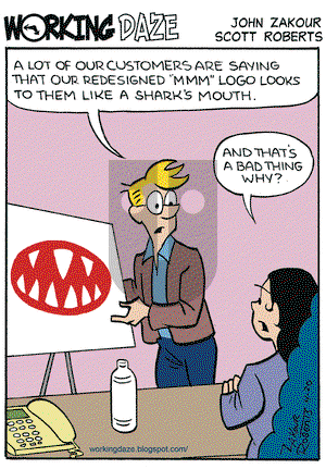Working Daze on Monday April 20, 2009 Comic Strip