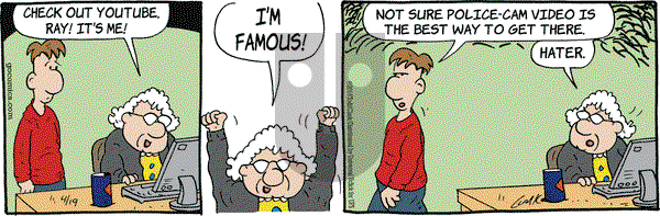 Lola on Tuesday April 19, 2016 Comic Strip