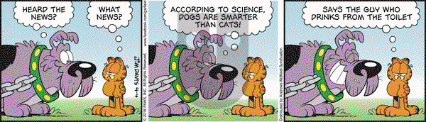 Garfield on Wednesday April 4, 2018 Comic Strip