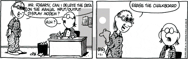 Luann on Thursday January 21, 1988 Comic Strip