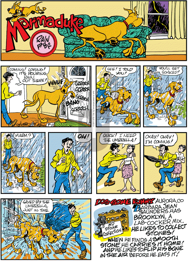 Marmaduke - Sunday September 11, 2011 Comic Strip