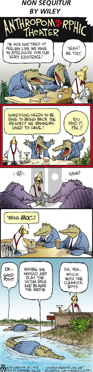 Non Sequitur on Sunday May 5, 2013 Comic Strip