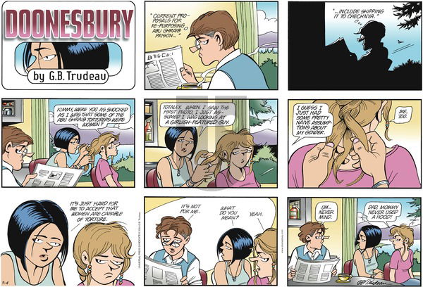Doonesbury on Thursday July 22, 2004 Comic Strip