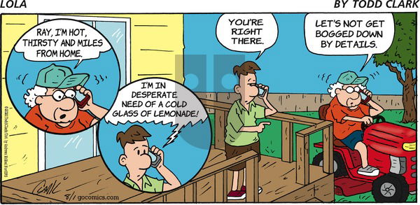 Lola - Sunday August 1, 2021 Comic Strip