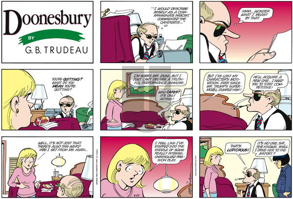 Doonesbury on Sunday February 27, 2000 Comic Strip