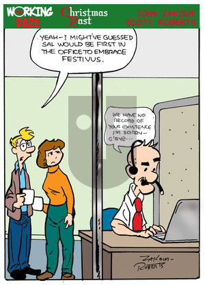Working Daze on Monday December 8, 2025 Comic Strip