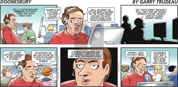 Doonesbury on Sunday April 16, 2017 Comic Strip