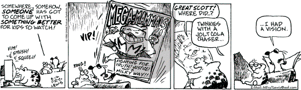 Over the Hedge on Tuesday March 12, 1996 Comic Strip