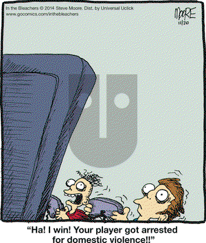 In the Bleachers on Thursday November 20, 2014 Comic Strip