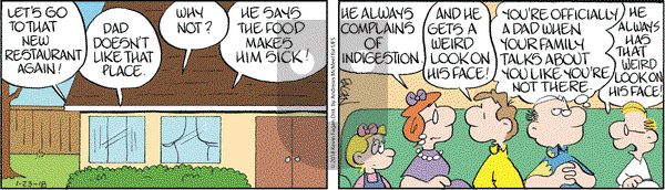 Drabble on Tuesday January 23, 2018 Comic Strip