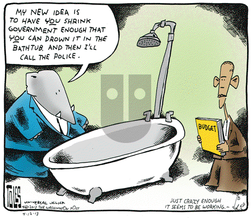 Tom Toles on Friday April 12, 2013 Comic Strip