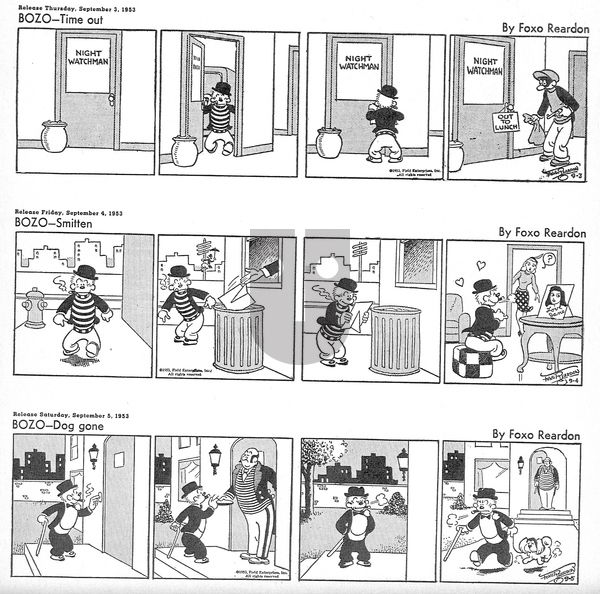 Bozo on Friday July 18, 2025 Comic Strip