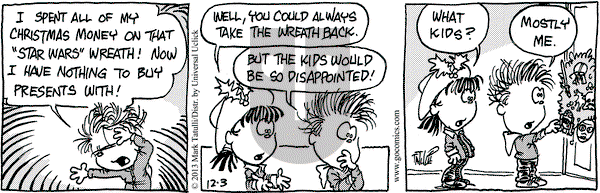 Heart of the City - Tuesday December 3, 2013 Comic Strip