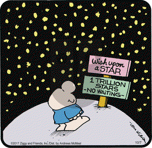 Ziggy on Saturday October 7, 2017 Comic Strip