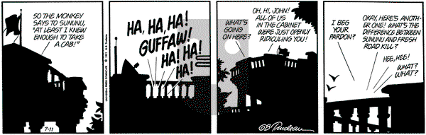 Doonesbury on Thursday July 11, 1991 Comic Strip