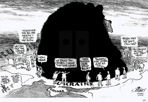 Pat Oliphant on Thursday March 6, 2014 Comic Strip