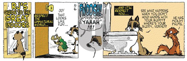 Over the Hedge on Tuesday June 6, 2006 Comic Strip