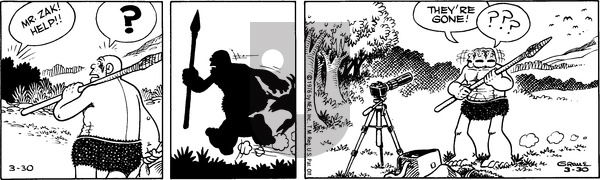 Alley Oop on Tuesday March 30, 1976 Comic Strip