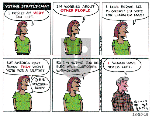 Ted Rall on Wednesday December 25, 2019 Comic Strip