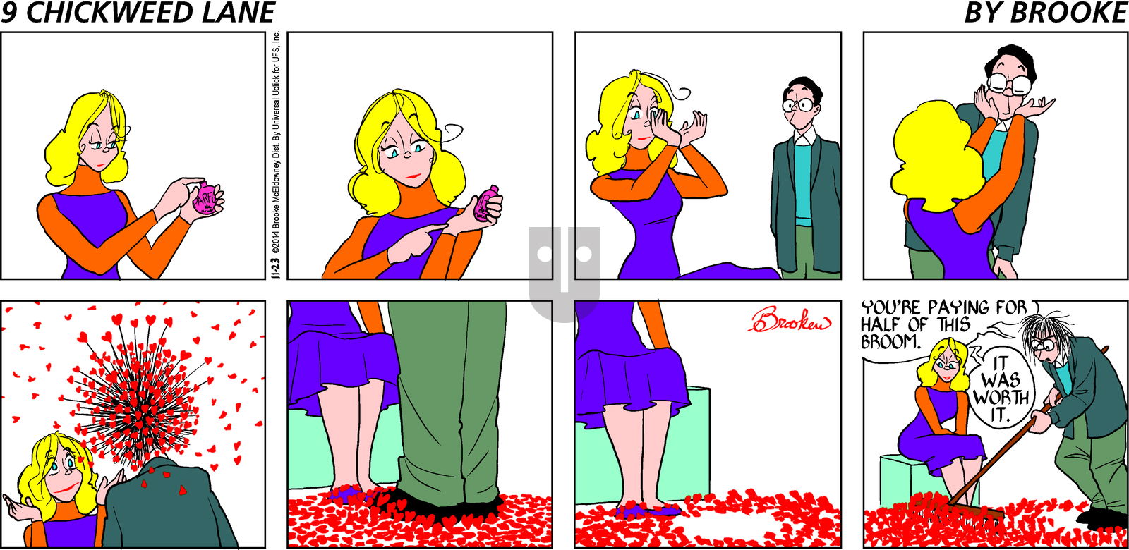 9 Chickweed Lane on Sunday November 23, 2014 Comic Strip