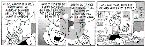Luann on Wednesday July 9, 1997 Comic Strip