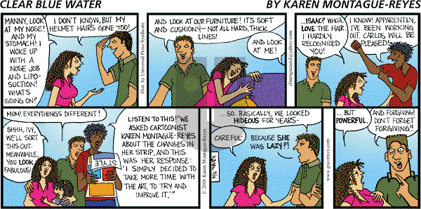 Clear Blue Water on Sunday May 4, 2008 Comic Strip