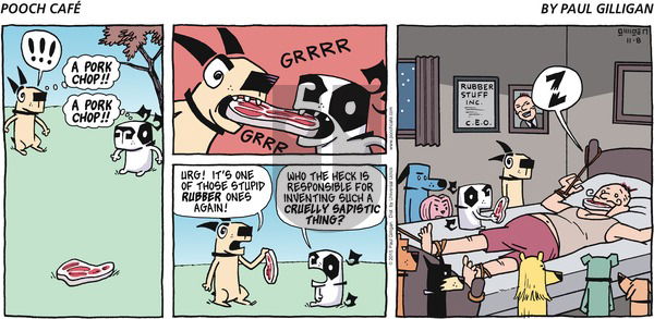 Pooch Cafe on Sunday November 8, 2015 Comic Strip