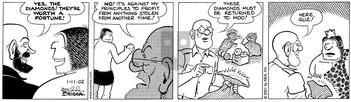 Alley Oop - Friday January 11, 2002 Comic Strip