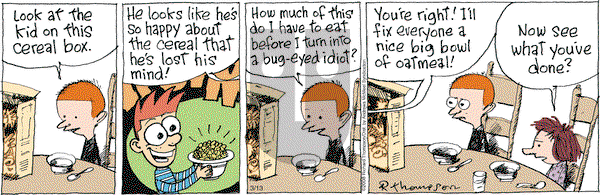Cul de Sac on Tuesday March 13, 2018 Comic Strip